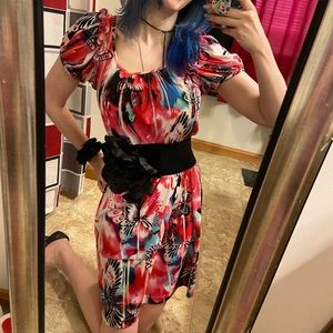 Super cute and comfortable floral butterfly dress